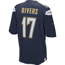 Load image into Gallery viewer, Philip Rivers Los Angeles Chargers Nike Game Jersey - Navy Blue