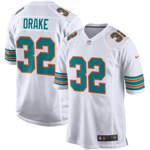 Load image into Gallery viewer, Kenyan Drake Miami Dolphins Nike Throwback Game Jersey - White
