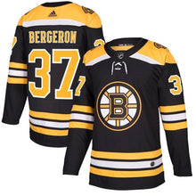 Load image into Gallery viewer, Patrice Bergeron Boston Bruins adidas Player Jersey - Black