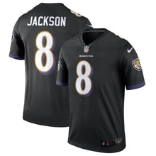 Load image into Gallery viewer, Lamar Jackson Baltimore Ravens Nike Legend Jersey - Black