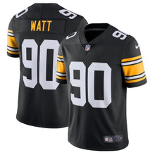 Load image into Gallery viewer, T.J. Watt Pittsburgh Steelers Nike Alternate Vapor Untouchable Limited Jersey - Black