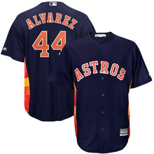 Load image into Gallery viewer, Yordan Alvarez Houston Astros Majestic Home Official Cool Base Player Jersey - Navy