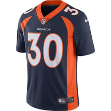 Load image into Gallery viewer, Phillip Lindsay Denver Broncos Nike Vapor Limited Jersey - Navy