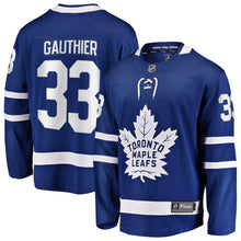 Load image into Gallery viewer, Frederik Gauthier Toronto Maple Leafs Fanatics Branded Home Breakaway Player Jersey - Blue