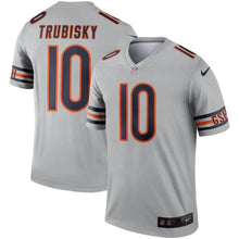 Load image into Gallery viewer, Mitchell Trubisky Chicago Bears Nike Inverted Legend Jersey - Silver