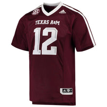 Load image into Gallery viewer, Texas A&amp;M Aggies adidas Team Premier Football Jersey - Maroon