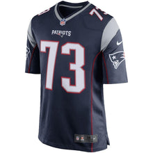 Load image into Gallery viewer, John Hannah New England Patriots Nike Retired Player Game Jersey - Navy Blue