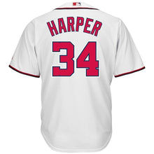 Load image into Gallery viewer, Bryce Harper Washington Nationals Majestic Cool Base Player Jersey - White