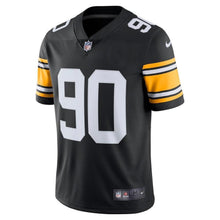 Load image into Gallery viewer, T.J. Watt Pittsburgh Steelers Nike Alternate Vapor Untouchable Limited Jersey - Black