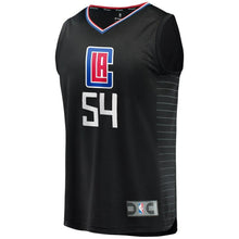 Load image into Gallery viewer, Patrick Patterson LA Clippers Fanatics Branded Fast Break Replica Player Jersey Black - Statement Edition