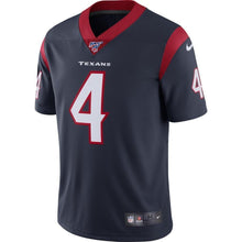 Load image into Gallery viewer, Deshaun Watson Houston Texans Nike NFL 100 Vapor Limited Jersey - Navy