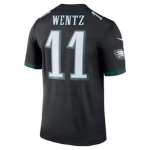 Load image into Gallery viewer, Carson Wentz Philadelphia Eagles Nike Color Rush Legend Jersey - Black