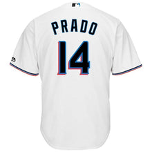Load image into Gallery viewer, Martin Prado Miami Marlins Majestic Home 2019 Cool Base Player Jersey - White