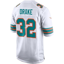 Load image into Gallery viewer, Kenyan Drake Miami Dolphins Nike Throwback Game Jersey - White