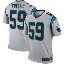 Load image into Gallery viewer, Luke Kuechly Carolina Panthers Nike Inverted Legend Jersey - Silver