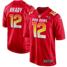 Load image into Gallery viewer, Tom Brady AFC Nike 2019 Pro Bowl Game Jersey - Red