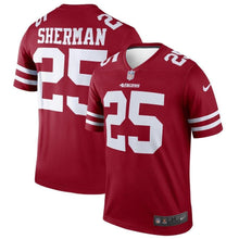 Load image into Gallery viewer, Richard Sherman San Francisco 49ers Nike Legend Jersey - Scarlet