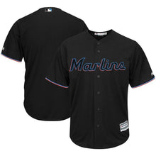 Load image into Gallery viewer, Miami Marlins Majestic  Alternate Cool Base Team Jersey - Black