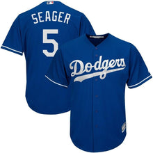 Load image into Gallery viewer, Corey Seager Los Angeles Dodgers Majestic Fashion Official Cool Base Player Jersey - Royal