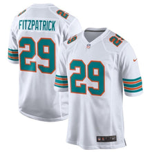 Load image into Gallery viewer, Minkah Fitzpatrick Miami Dolphins Nike Throwback Game Jersey - White