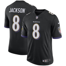 Load image into Gallery viewer, Lamar Jackson Baltimore Ravens Nike Speed Machine Limited Jersey - Black