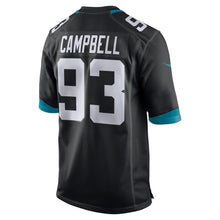 Load image into Gallery viewer, Calais Campbell Jacksonville Jaguars Nike New 2018 Game Jersey - Black