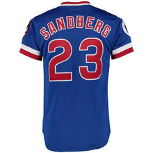 Load image into Gallery viewer, Ryne Sandberg 1984 Chicago Cubs Mitchell &amp; Ness Throwback Jersey - Royal