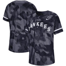 Load image into Gallery viewer, New York Yankees Nike Camo Jersey - Navy