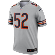 Load image into Gallery viewer, Khalil Mack Chicago Bears Nike Inverted Legend Jersey - Silver