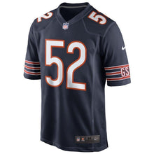 Load image into Gallery viewer, Khalil Mack Chicago Bears Nike Game Jersey - Navy