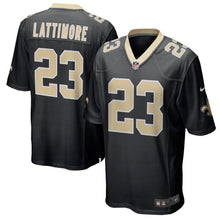 Load image into Gallery viewer, Marshon Lattimore New Orleans Saints Nike Game Jersey - Black