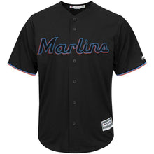Load image into Gallery viewer, Miami Marlins Majestic  Alternate Cool Base Team Jersey - Black