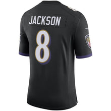 Load image into Gallery viewer, Lamar Jackson Baltimore Ravens Nike Speed Machine Limited Jersey - Black