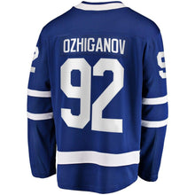 Load image into Gallery viewer, Igor Ozhiganov Toronto Maple Leafs Fanatics Branded Home Breakaway Player Jersey - Blue
