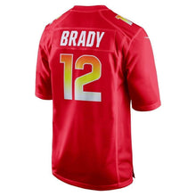 Load image into Gallery viewer, Tom Brady AFC Nike 2019 Pro Bowl Game Jersey - Red