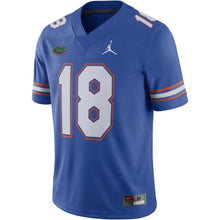 Load image into Gallery viewer, #18 Florida Gators Jordan Brand Game Football Jersey - Royal