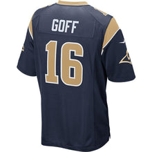 Load image into Gallery viewer, Jared Goff Los Angeles Rams Nike Game Jersey - Navy