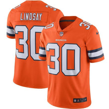 Load image into Gallery viewer, Phillip Lindsay Denver Broncos Nike Color Rush Vapor Limited Jersey - Orange