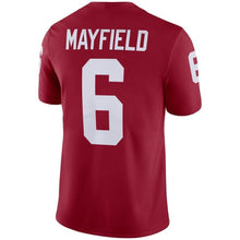 Load image into Gallery viewer, Baker Mayfield Oklahoma Sooners Jordan Brand Alumni Player Jersey - Crimson