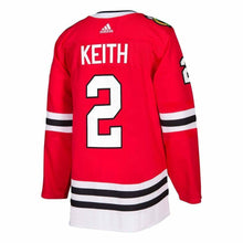 Load image into Gallery viewer, Duncan Keith Chicago Blackhawks adidas Player Jersey - Red