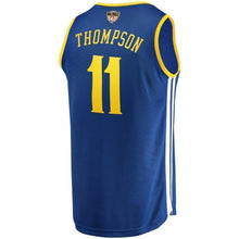 Load image into Gallery viewer, Klay Thompson Golden State Warriors  2019 NBA Finals Bound Fast Break Player Jersey – Icon Edition