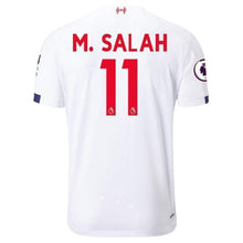 Load image into Gallery viewer, Mohamed Salah Liverpool New Balance Away Soccer Jersey 2019-20 – White