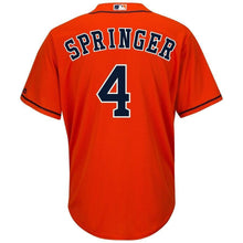 Load image into Gallery viewer, George Springer Houston Astros Majestic Cool Base Player Jersey - Orange