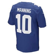 Load image into Gallery viewer, Eli Manning New York Giants Nike Elite Jersey - Royal Blue