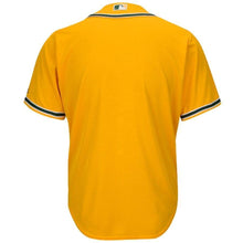 Load image into Gallery viewer, Oakland Athletics Majestic Official Cool Base Team Jersey - Gold