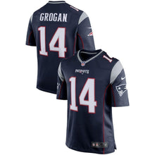 Load image into Gallery viewer, Steve Grogan New England Patriots Nike Retired Player Game Jersey - Navy Blue