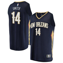 Load image into Gallery viewer, Jason Smith New Orleans Pelicans Fanatics Branded Fast Break Jersey - Icon Edition - Navy