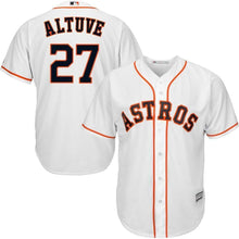 Load image into Gallery viewer, Jose Altuve Houston Astros Majestic Official Cool Base Player Jersey - White