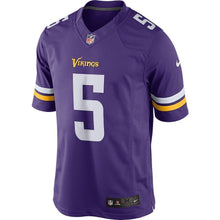 Load image into Gallery viewer, Teddy Bridgewater Minnesota Vikings Nike Limited Jersey - Purple