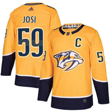 Load image into Gallery viewer, Roman Josi Nashville Predators adidas Home Player Jersey - Gold